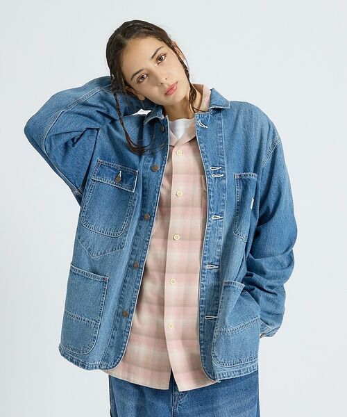 ABAHOUSE / アバハウス Gジャン・デニムジャケット | 【BIG MAC / ビッグマック】DENIM COVERALL / デニムカバ | 詳細3
