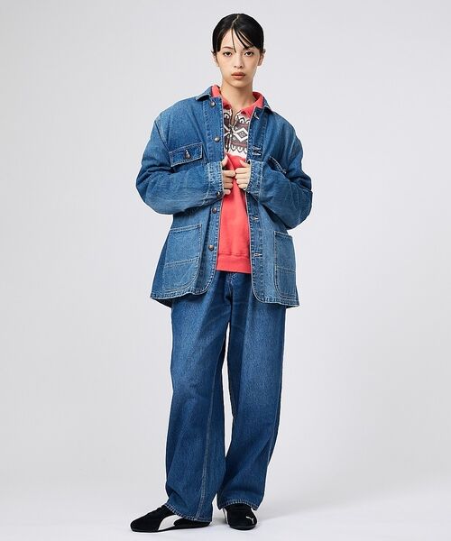 ABAHOUSE / アバハウス Gジャン・デニムジャケット | 【BIG MAC / ビッグマック】DENIM COVERALL / デニムカバ | 詳細4