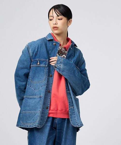 ABAHOUSE / アバハウス Gジャン・デニムジャケット | 【BIG MAC / ビッグマック】DENIM COVERALL / デニムカバ | 詳細7