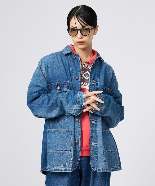 ABAHOUSE / アバハウス Gジャン・デニムジャケット | 【BIG MAC / ビッグマック】DENIM COVERALL / デニムカバ | 詳細8