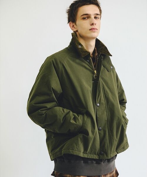 ABAHOUSE / アバハウス ブルゾン | 【BARBOUR / バブアー】 PADDED TRANSPORT / パデッド（カーキ）