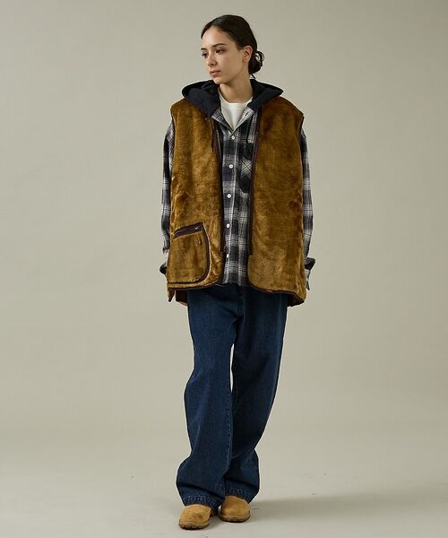 ABAHOUSE / アバハウス ブルゾン | 【BARBOUR / バブアー】WARMPILEWAISTCOATZIP-INL | 詳細5
