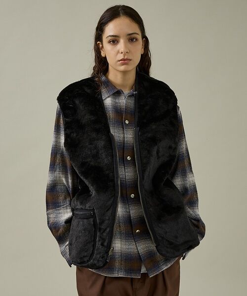 ABAHOUSE / アバハウス ブルゾン | 【BARBOUR / バブアー】WARMPILEWAISTCOATZIP-INL | 詳細10