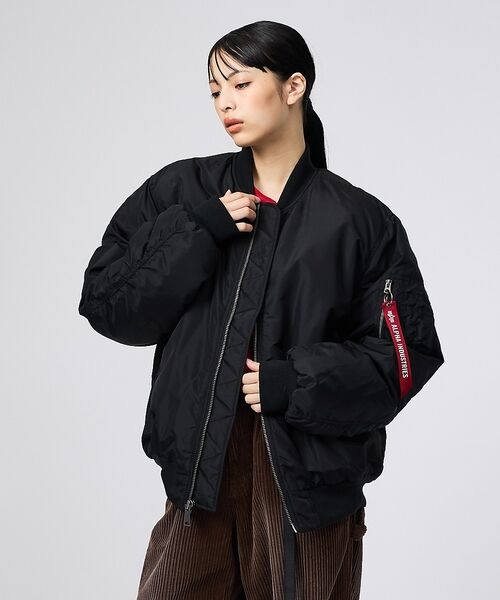 ABAHOUSE / アバハウス ブルゾン | 【ALPHA / アルファ】MA-1 RELAXED FIT FLIGHT JA | 詳細3