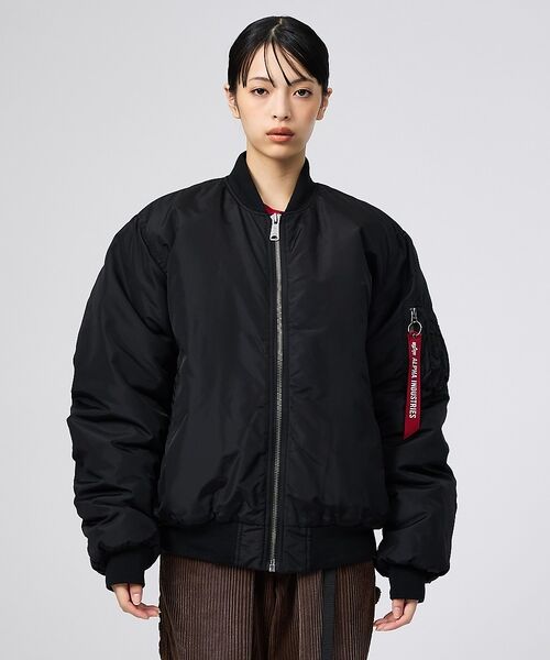 ABAHOUSE / アバハウス ブルゾン | 【ALPHA / アルファ】MA-1 RELAXED FIT FLIGHT JA | 詳細4