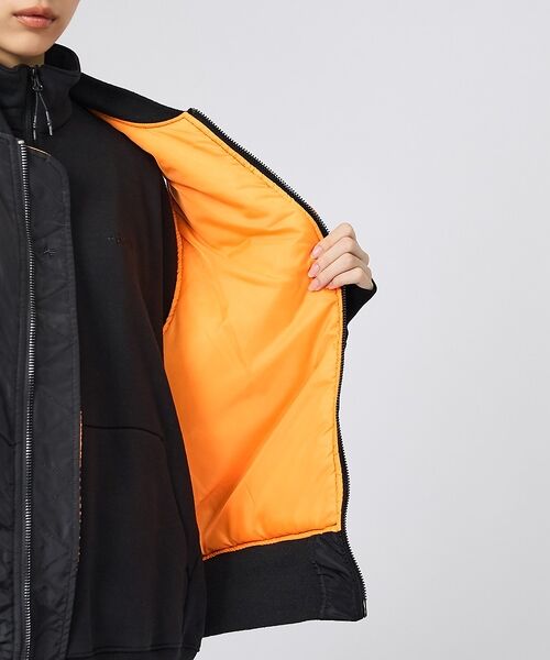 ABAHOUSE / アバハウス ブルゾン | 【ALPHA / アルファ】MA-1 RELAXED FIT VEST / リラ | 詳細10