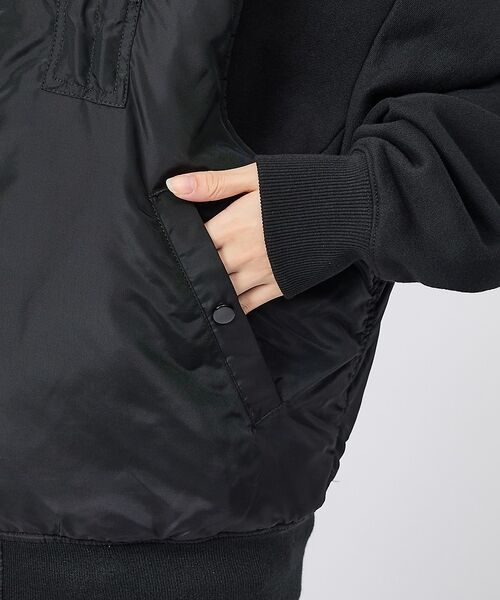 ABAHOUSE / アバハウス ブルゾン | 【ALPHA / アルファ】MA-1 RELAXED FIT VEST / リラ | 詳細7
