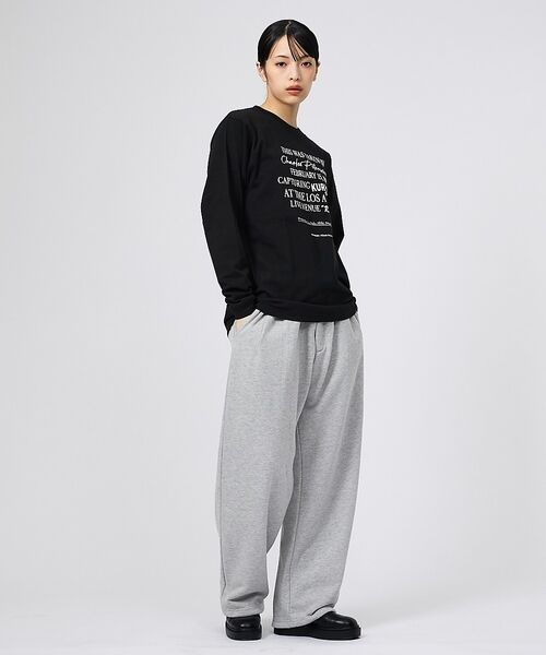 ABAHOUSE / アバハウス その他パンツ | 【+phenix / プラスフェニックス】CVC SWEAT WIDE PANT | 詳細2