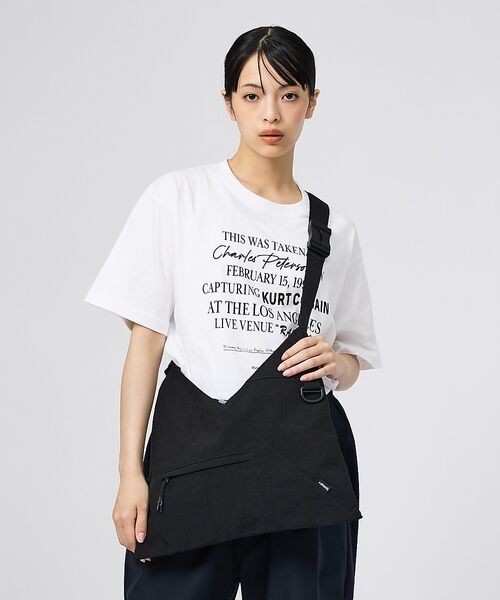 ABAHOUSE / アバハウス ショルダーバッグ | 【+phenix / プラスフェニックス】TECH FUROSHIKI BAG（ブラック）