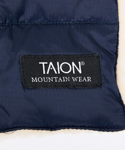 ABAHOUSE / アバハウス マフラー・ショール・スヌード・ストール | 【TAION / タイオン】MOUNTAIN リバーシブル ダウンボアマフラー | 詳細19
