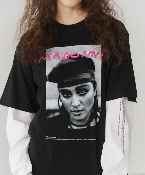 ABAHOUSE / アバハウス Tシャツ | PeterAnderson-Madonna PHOTO Tee / マドンナ / | 詳細4