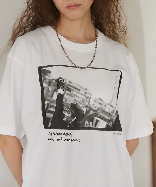 ABAHOUSE / アバハウス Tシャツ | PeterAnderson-Madonna PHOTO Tee / マドンナ / | 詳細12
