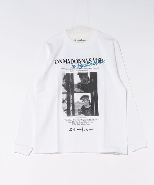 ABAHOUSE / アバハウス Tシャツ | 【+81BRANCA / ハチイチブランカ】PeterAnderson-Mado（ホワイト系その他3）