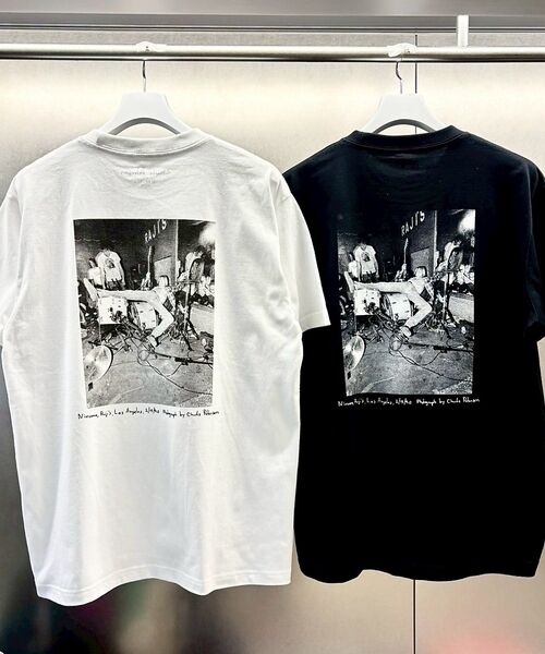 ABAHOUSE / アバハウス Tシャツ | Charles Peterson-Kurt cobain PHOTO tee / | 詳細1