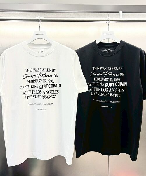 ABAHOUSE / アバハウス Tシャツ | Charles Peterson-Kurt cobain PHOTO tee / | 詳細2