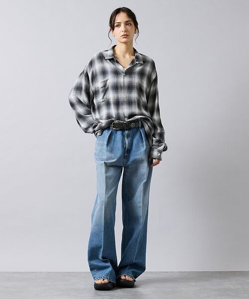 ABAHOUSE / アバハウス シャツ・ブラウス | 【TOWNCRAFT / タウンクラフト】Ombre Check Shirt / | 詳細1