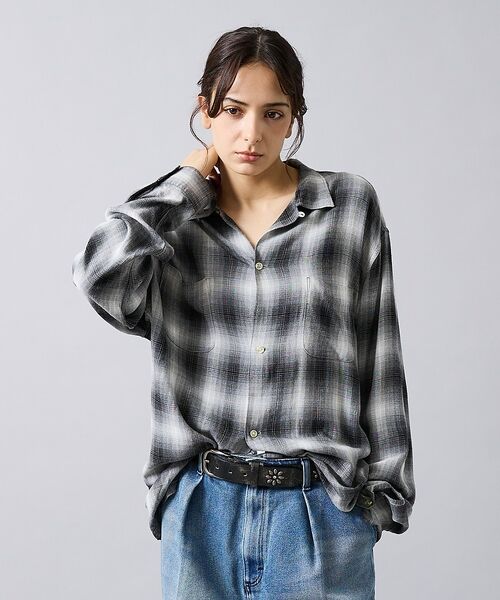 ABAHOUSE / アバハウス シャツ・ブラウス | 【TOWNCRAFT / タウンクラフト】Ombre Check Shirt / | 詳細2