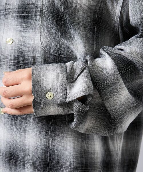 ABAHOUSE / アバハウス シャツ・ブラウス | 【TOWNCRAFT / タウンクラフト】Ombre Check Shirt / | 詳細6