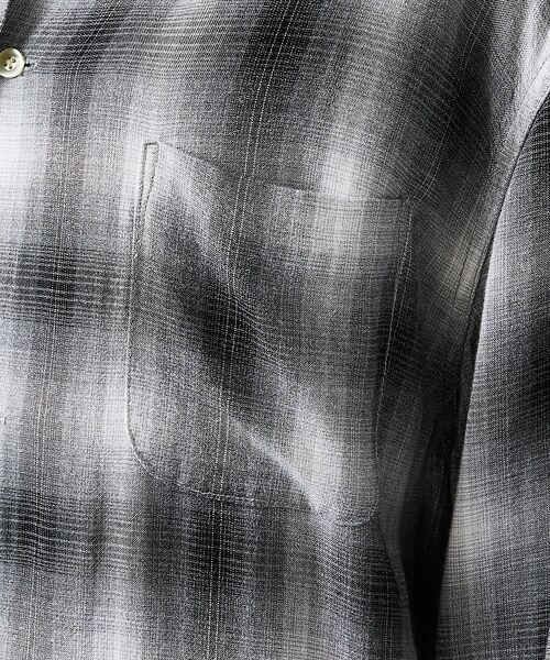 ABAHOUSE / アバハウス シャツ・ブラウス | 【TOWNCRAFT / タウンクラフト】Ombre Check Shirt / | 詳細7