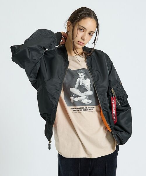ABAHOUSE / アバハウス ブルゾン | 【Alpha Industries（アルファ インダストリーズ）】L-2B RE（ブラック）