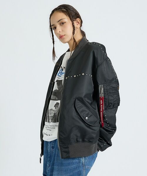ABAHOUSE / アバハウス ブルゾン | 【Alpha Industries（アルファ インダストリーズ）】L-2B HG（ブラック）
