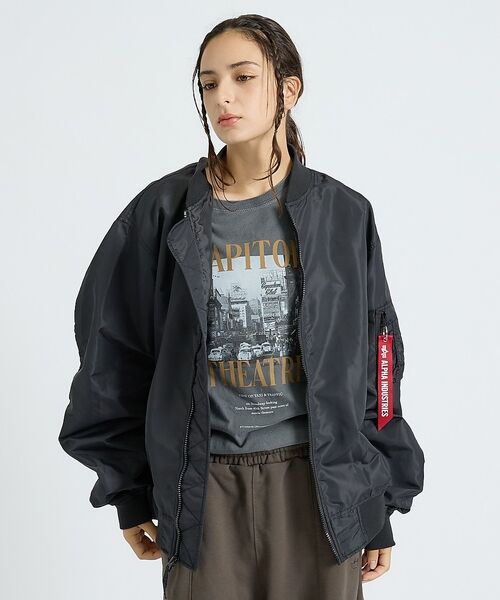 ABAHOUSE / アバハウス ブルゾン | 【Alpha Industries（アルファ インダストリーズ）】L-2B RE（ブラック）