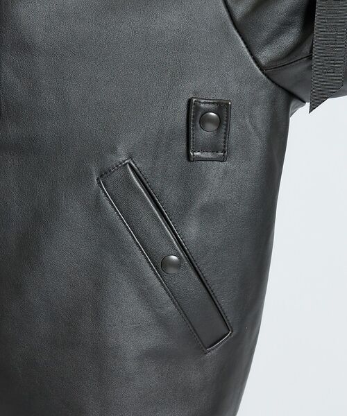 ABAHOUSE / アバハウス ブルゾン | 【Alpha Industries（アルファ インダストリーズ）】LEATHER | 詳細12