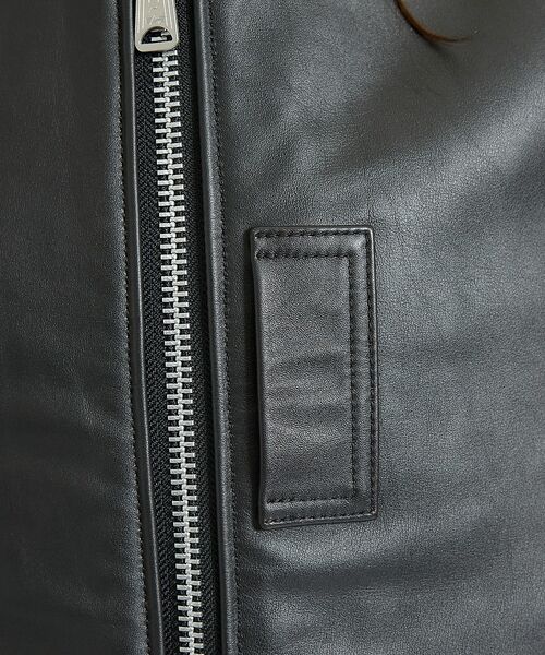 ABAHOUSE / アバハウス ブルゾン | 【Alpha Industries（アルファ インダストリーズ）】LEATHER | 詳細13