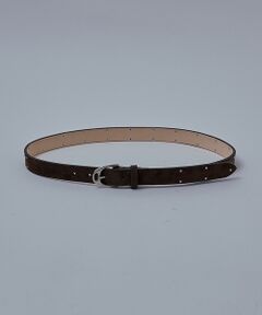 ABAHOUSE / アバハウス ベルト・サスペンダー | 【UNISEX】 KUDU NAKED LEATHER STUDS BELT /