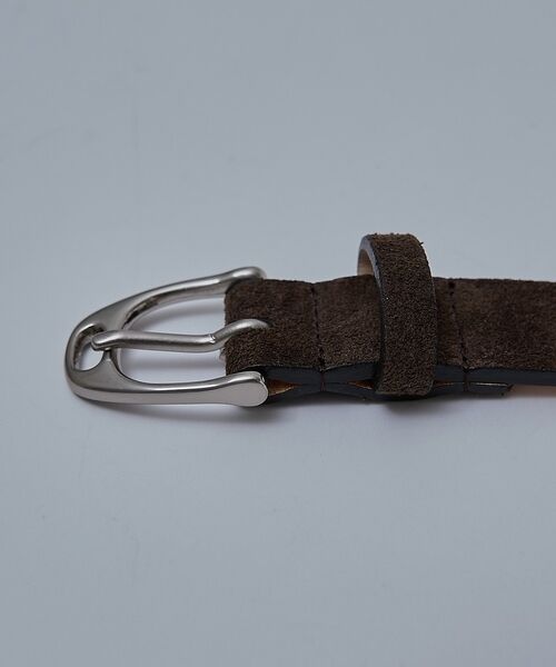 ABAHOUSE / アバハウス ベルト・サスペンダー | 【UNISEX】 KUDU NAKED LEATHER STUDS BELT / | 詳細1
