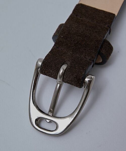 ABAHOUSE / アバハウス ベルト・サスペンダー | 【UNISEX】 KUDU NAKED LEATHER STUDS BELT / | 詳細2