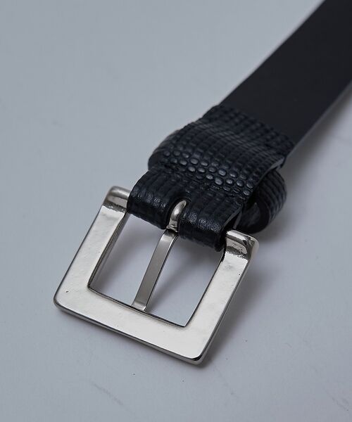 ABAHOUSE / アバハウス ベルト・サスペンダー | 【UNISEX】 LIZERD STAMPED PUNTALE BELT / リ | 詳細8