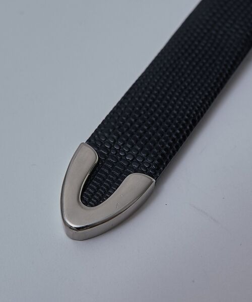 ABAHOUSE / アバハウス ベルト・サスペンダー | 【UNISEX】 LIZERD STAMPED PUNTALE BELT / リ | 詳細9