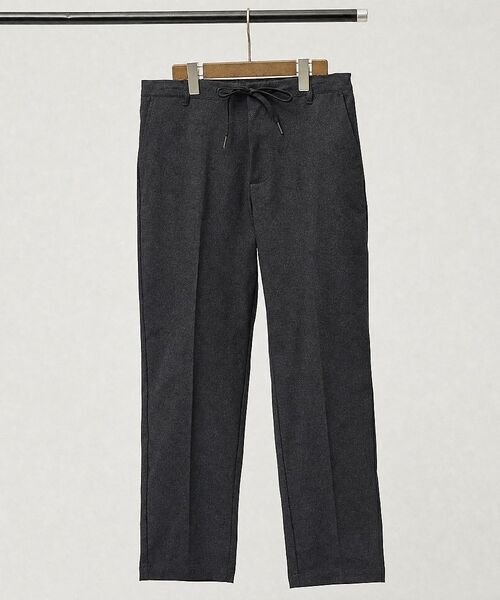 ABAHOUSE / アバハウス パンツ | 【セットアップ対応】ストレッチ ルーズ テーパード パンツ / 吸水速乾 / U(チャコールグレー)