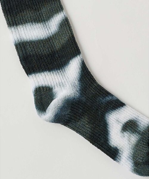 ABAHOUSE / アバハウス ソックス | 【YUQRI / ユクリ】Crispy  tie-dye / 靴下 / タイダイ | 詳細5