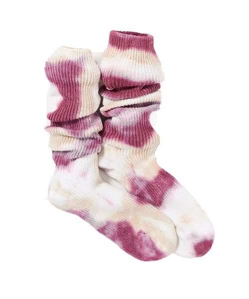 ABAHOUSE / アバハウス ソックス | 【YUQRI / ユクリ】Crispy  tie-dye / 靴下 / タイダイ | 詳細24