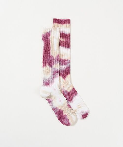 ABAHOUSE / アバハウス ソックス | 【YUQRI / ユクリ】Crispy  tie-dye / 靴下 / タイダイ | 詳細25