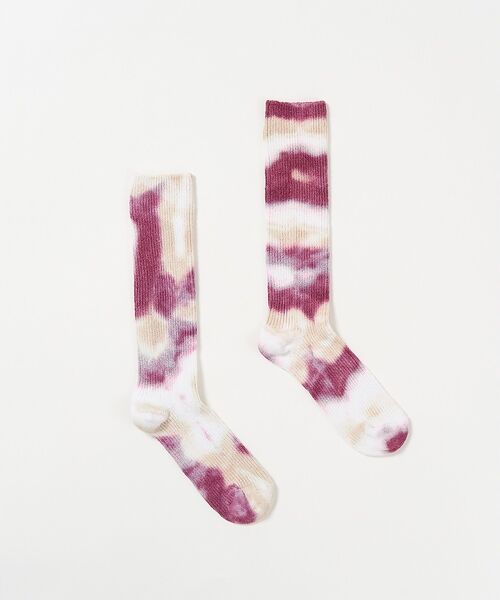 ABAHOUSE / アバハウス ソックス | 【YUQRI / ユクリ】Crispy  tie-dye / 靴下 / タイダイ | 詳細26
