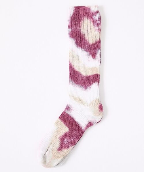 ABAHOUSE / アバハウス ソックス | 【YUQRI / ユクリ】Crispy  tie-dye / 靴下 / タイダイ | 詳細27