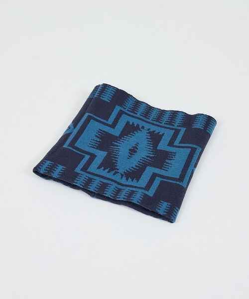 ABAHOUSE / アバハウス マフラー・ショール・スヌード・ストール | 【PENDLETON / ペンドルトン】KNIT NECKWARMER / ニッ（ネイビー）