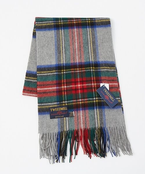 ABAHOUSE / アバハウス マフラー・ショール・スヌード・ストール | 【TWEEDMILL / ツイードミル】大判チェック柄ストール / チェックスト | 詳細8