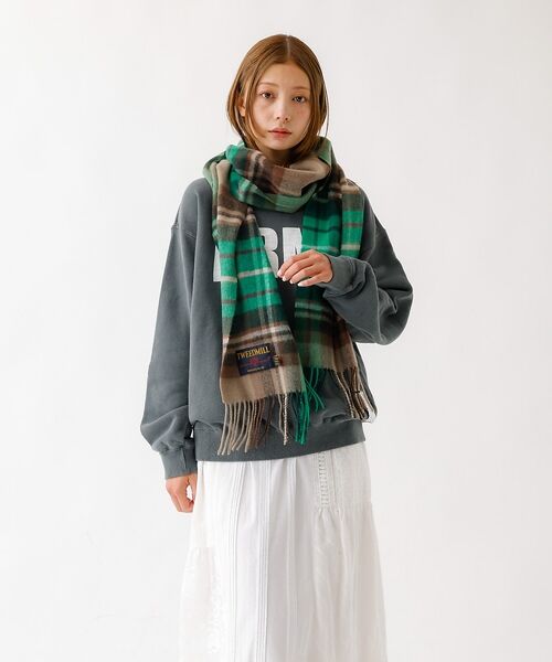 ABAHOUSE / アバハウス マフラー・ショール・スヌード・ストール | 【TWEEDMILL / ツイードミル】Lambswool Scarf  / ラ | 詳細9
