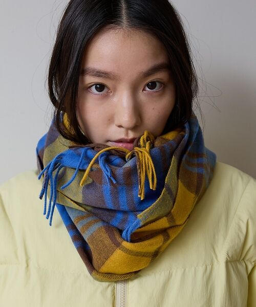 ABAHOUSE / アバハウス マフラー・ショール・スヌード・ストール | 【TWEEDMILL / ツイードミル】Lambswool Scarf  / ラ（イエロー系その他1）