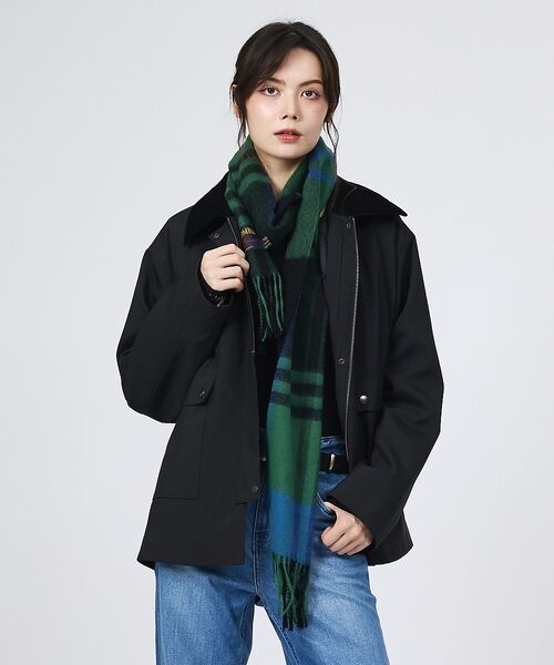 ABAHOUSE / アバハウス マフラー・ショール・スヌード・ストール | 【TWEEDMILL / ツイードミル】Lambswool Scarf  / ラ（グリーン系その他2）