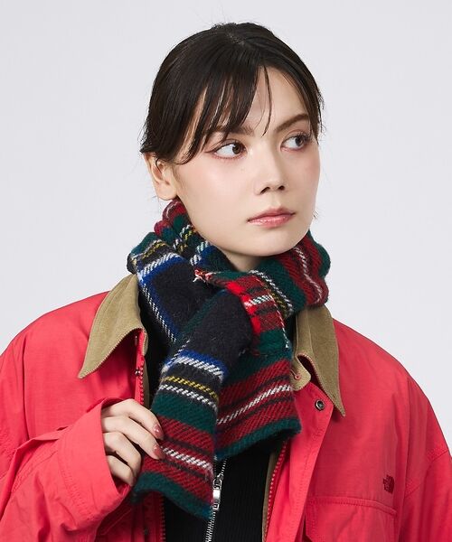 ABAHOUSE / アバハウス マフラー・ショール・スヌード・ストール | 【TWEEDMILL / ツイードミル】Fleece Double Face L | 詳細15