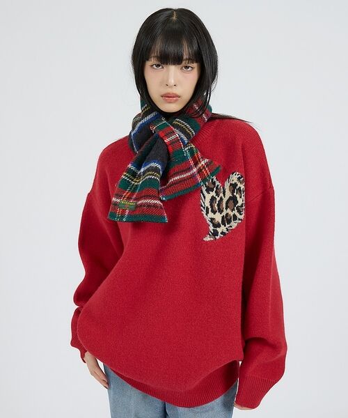 ABAHOUSE / アバハウス マフラー・ショール・スヌード・ストール | 【TWEEDMILL / ツイードミル】Fleece Double Face L | 詳細9