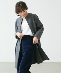 Abahouse Devinette / アバハウス・ドゥヴィネット ブルゾン | 圧縮スムースコート