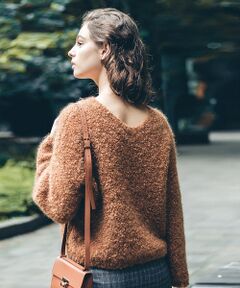 Abahouse Devinette / アバハウス・ドゥヴィネット ニット・セーター | モヘヤループプルオーバー