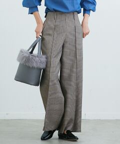 Abahouse Devinette / アバハウス・ドゥヴィネット パンツ | チェックウールパンツ