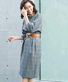 Abahouse Devinette / アバハウス・ドゥヴィネット ワンピース | フラノグレンチェックワンピース
